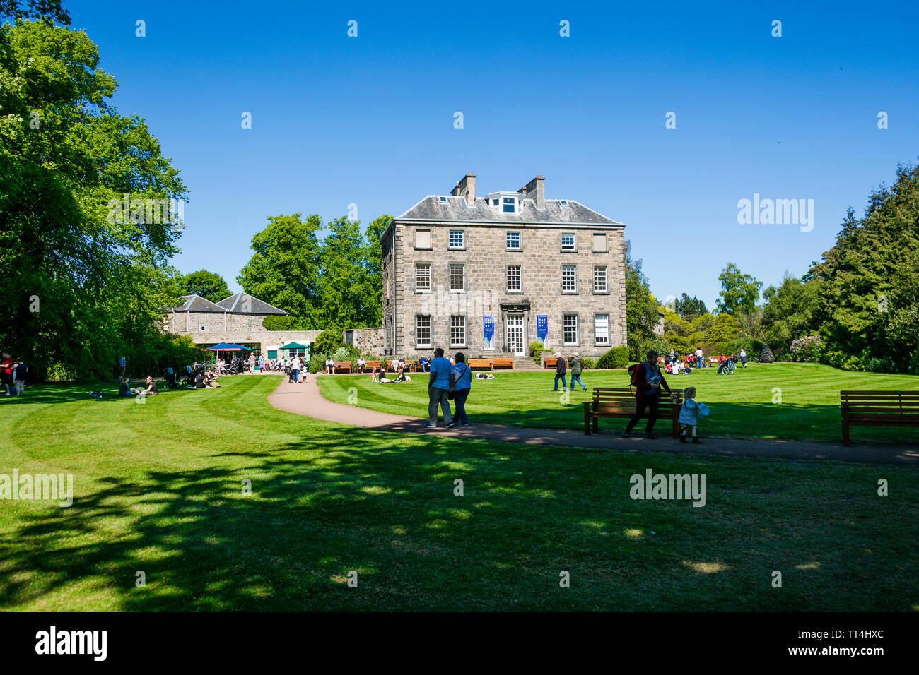Inverleith House, Royal Botanic Garden, Edinburgh, Scotland. Stock Photo