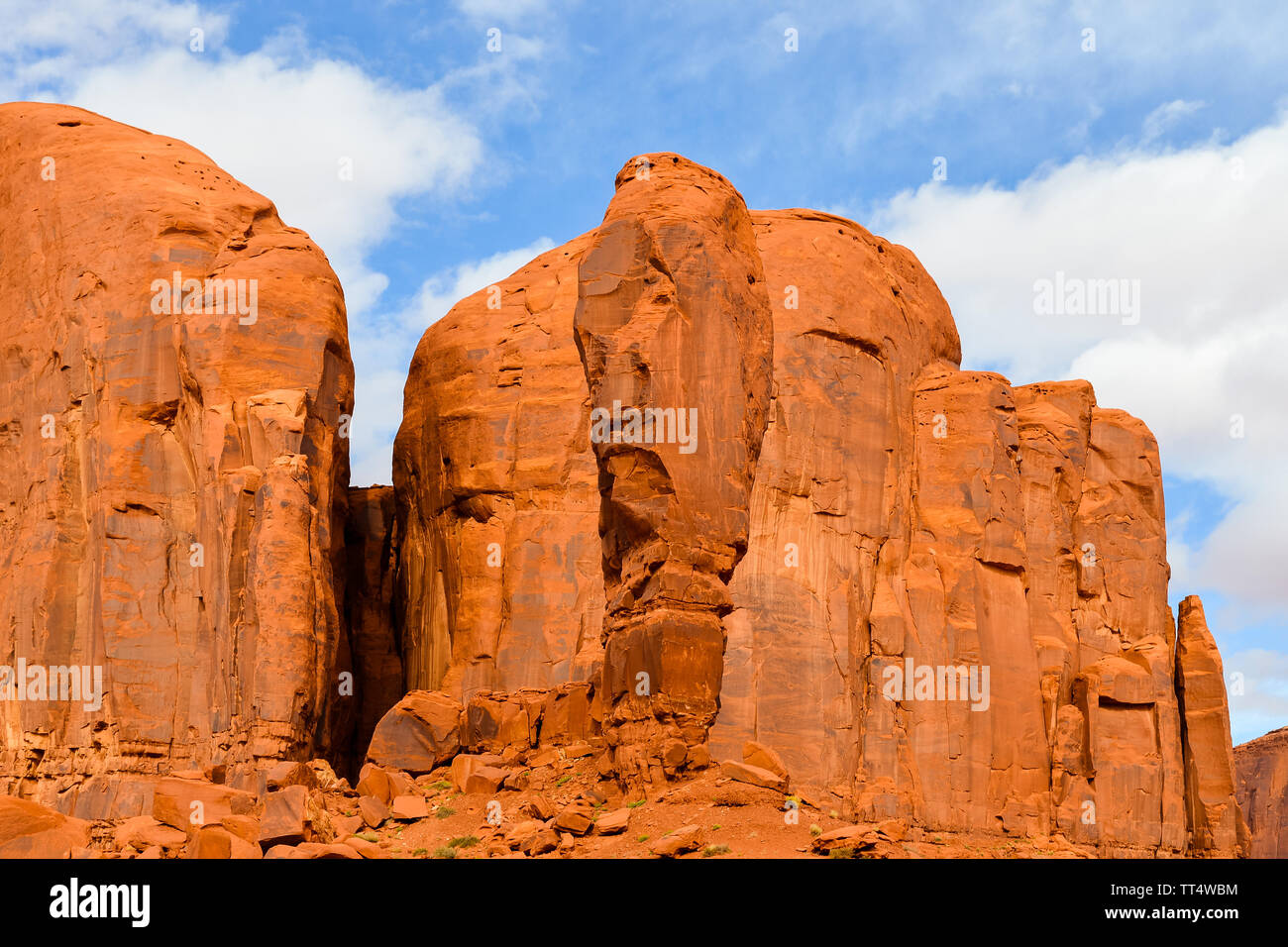 Cly Butte, Monument Valley, Navajo Tribal Park - Arizona Stock Photo