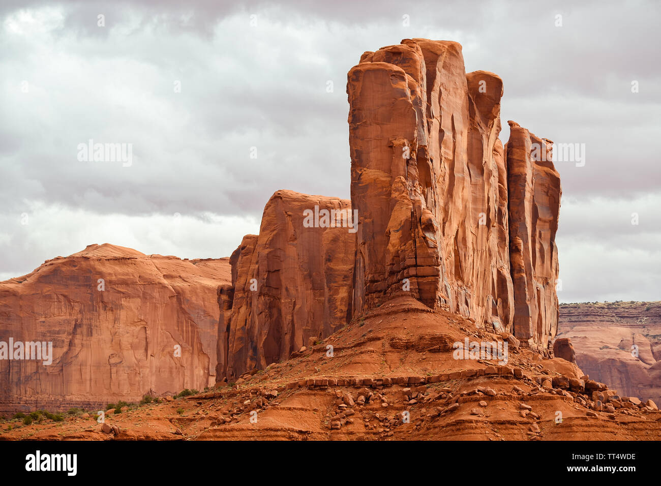 Camel Butte, Monument Valley - Navajo Tribal Park, Arizona Stock Photo
