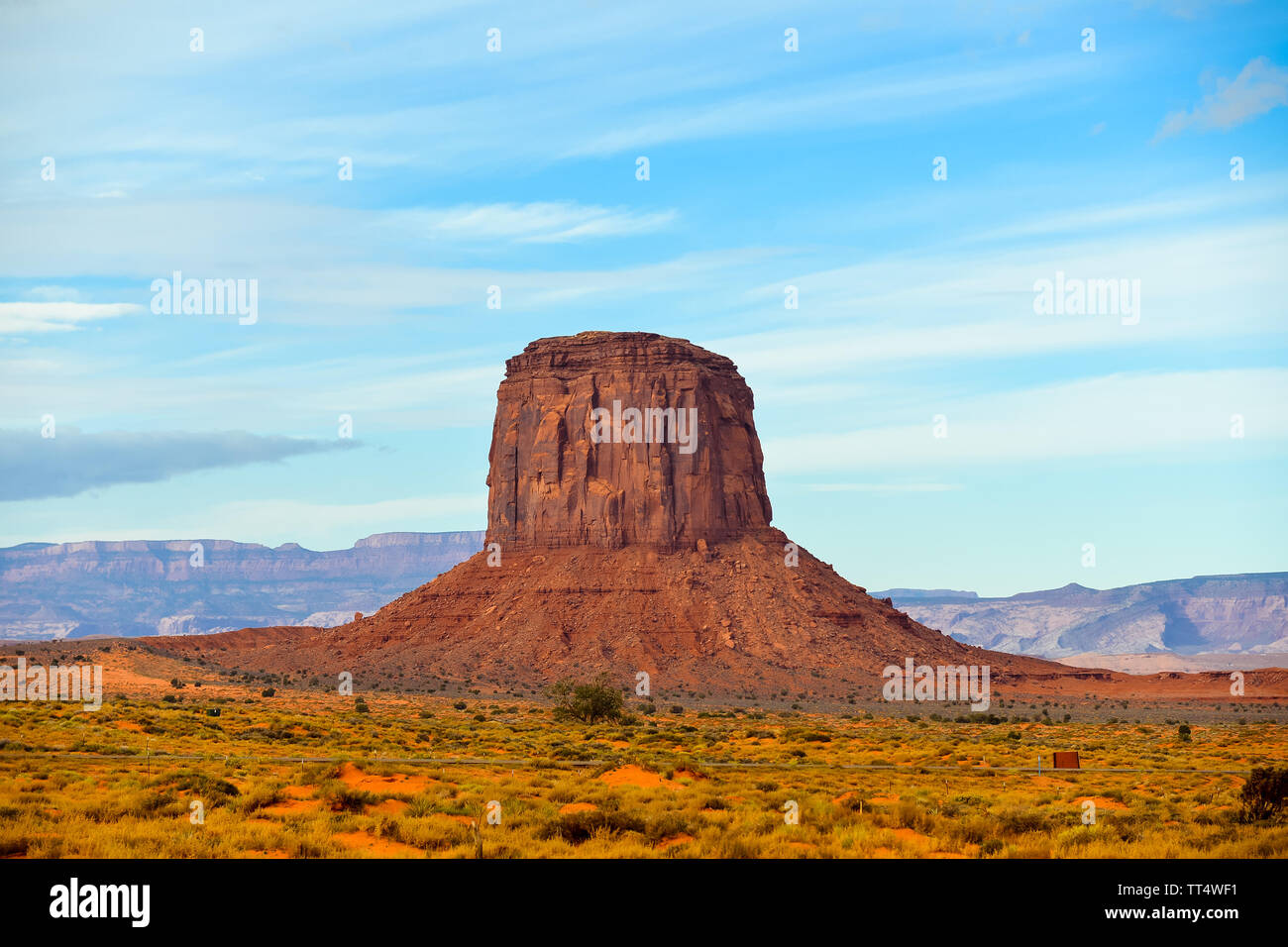 Merrick Butte - Monument Valley, Navajo Tribal Park, Arizona Stock Photo