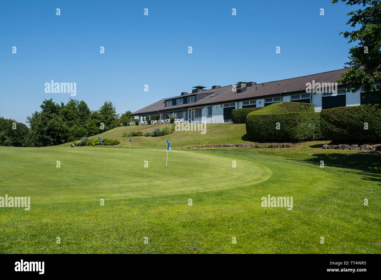 Golf Club Hubbelrath in Düsseldorf Stock Photo Alamy
