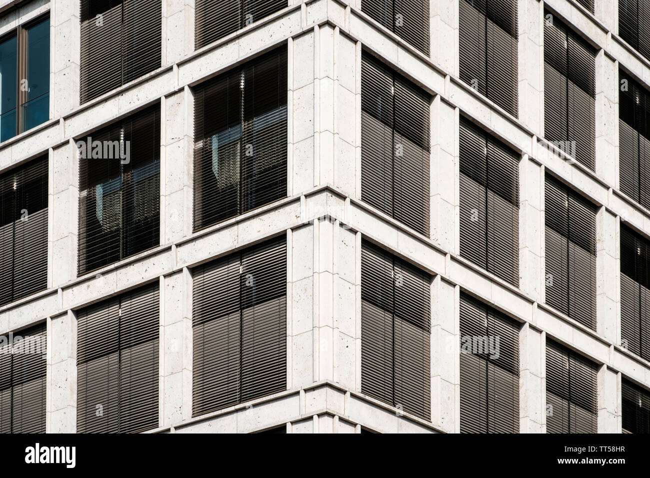commercial real estate facade - modern office building Stock Photo