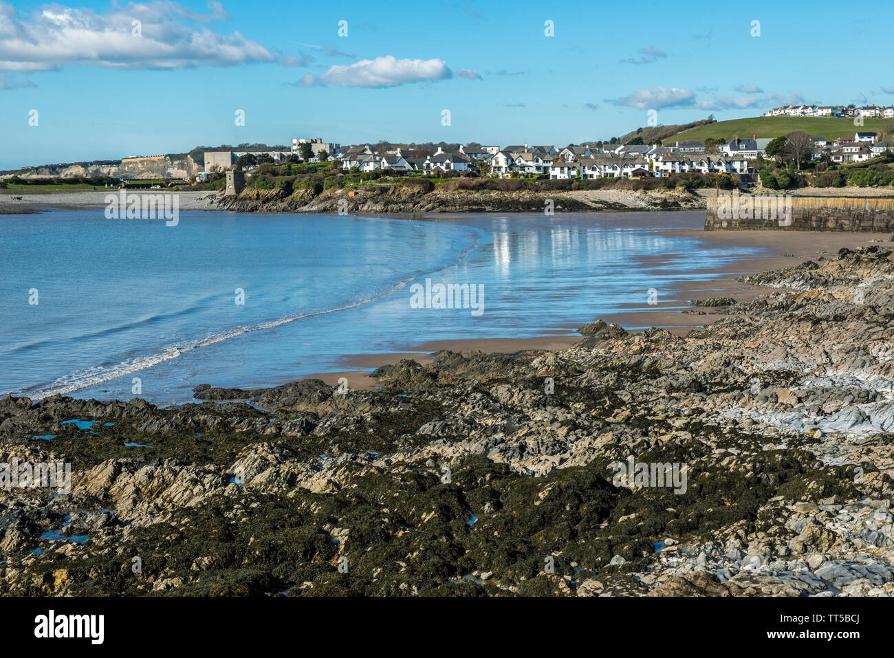 Barry Island Beaches on the south Wales coast Stock Photo