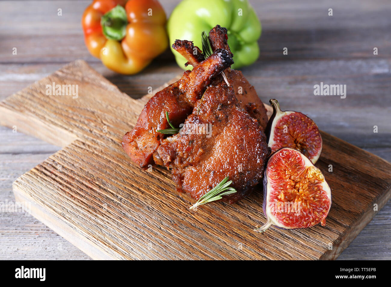 Grilled Lamb steak Stock Photo - Alamy