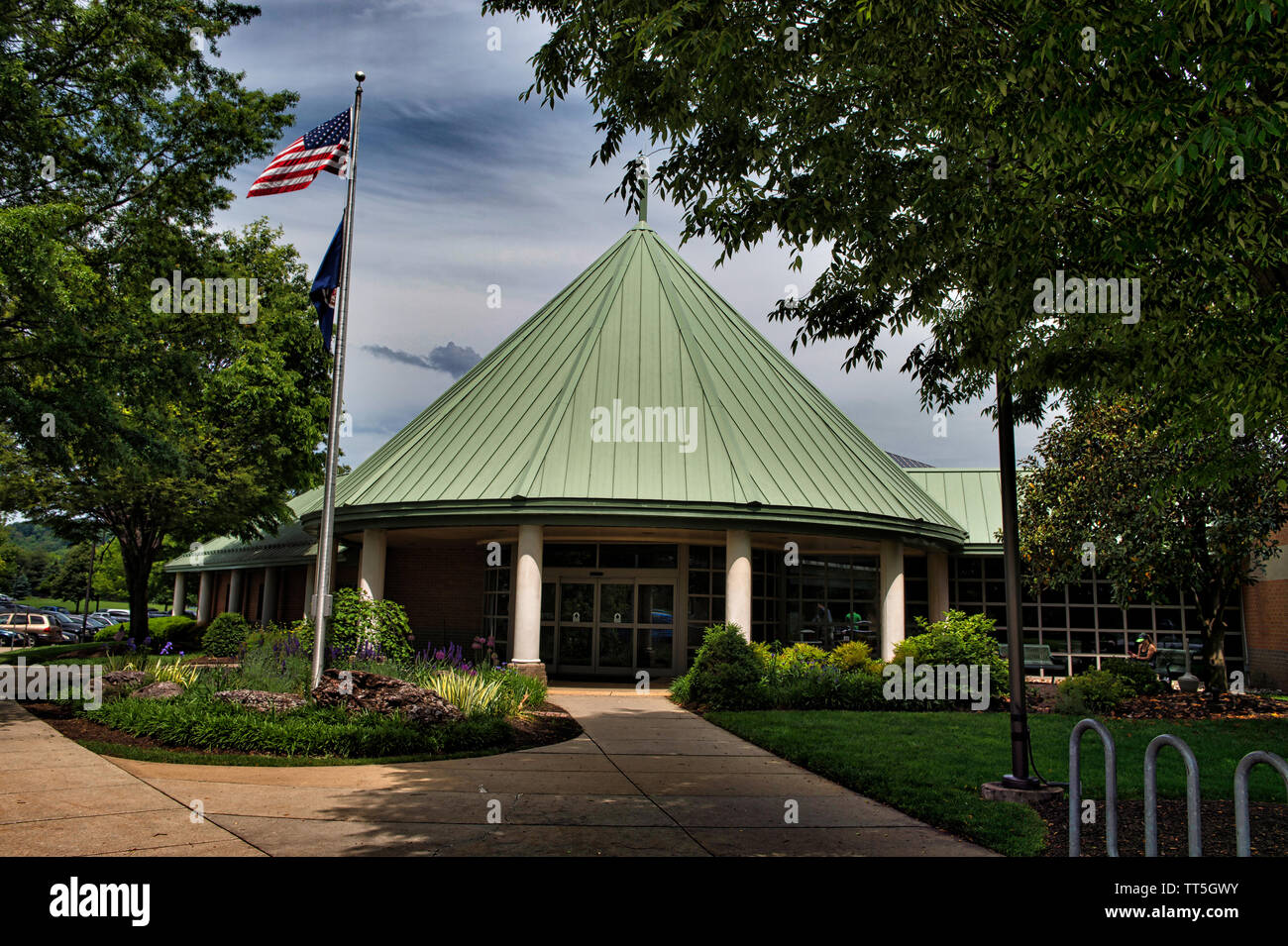 UNITED STATES - May 23, 2016: Ida Lee Park in Leesburg Virginia. Ida
