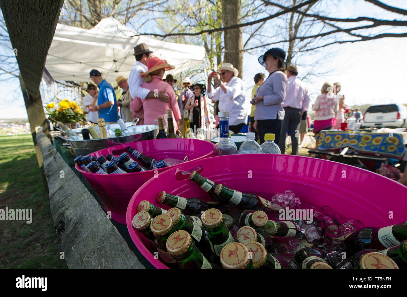 Point to point races and virginia hires stock photography and images