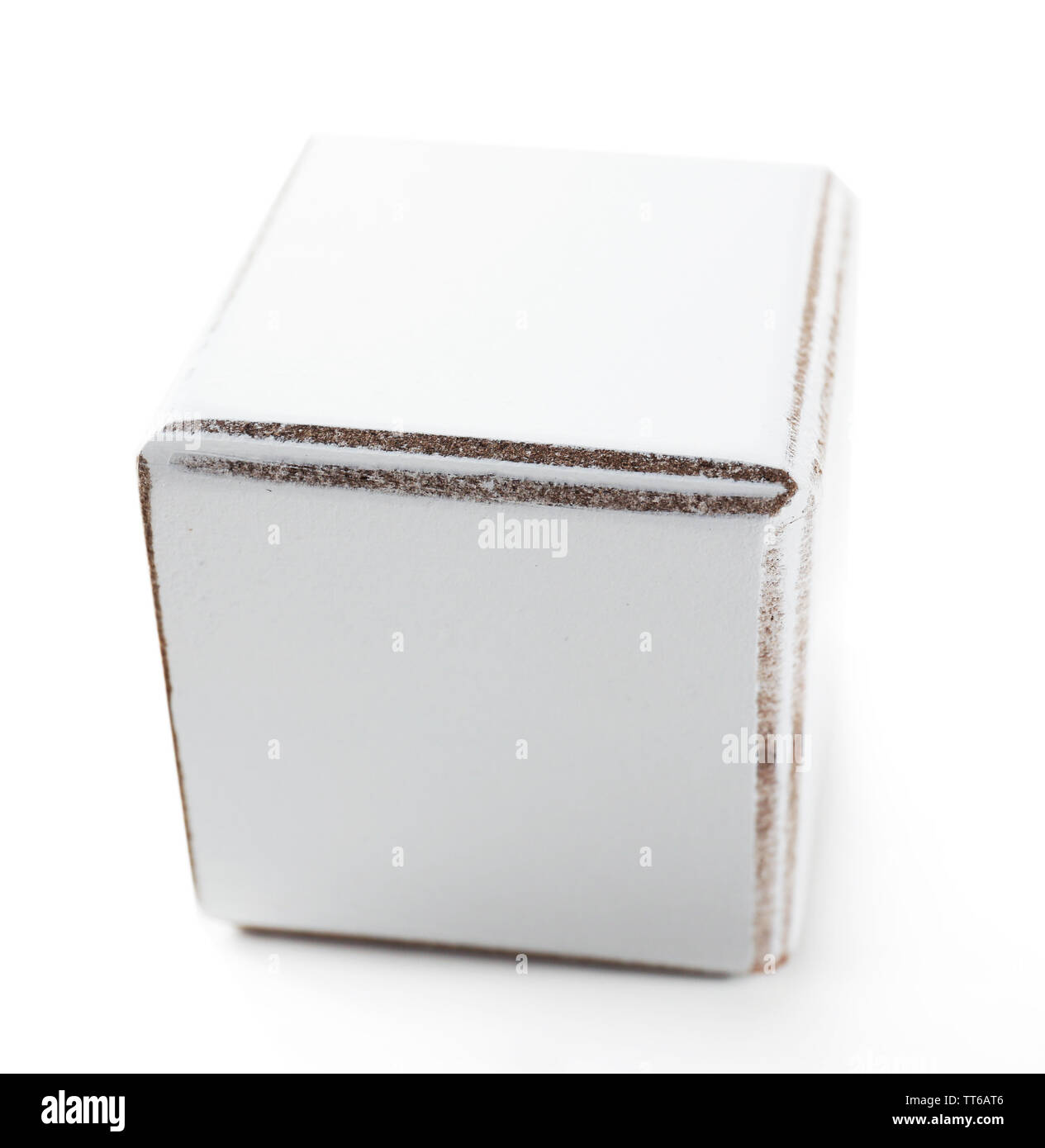 Cube, isolated on white Stock Photo - Alamy