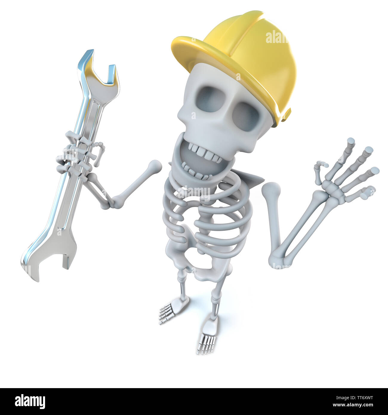 Cartoon Skeleton Giving A Thumbs Up Vector Illustration