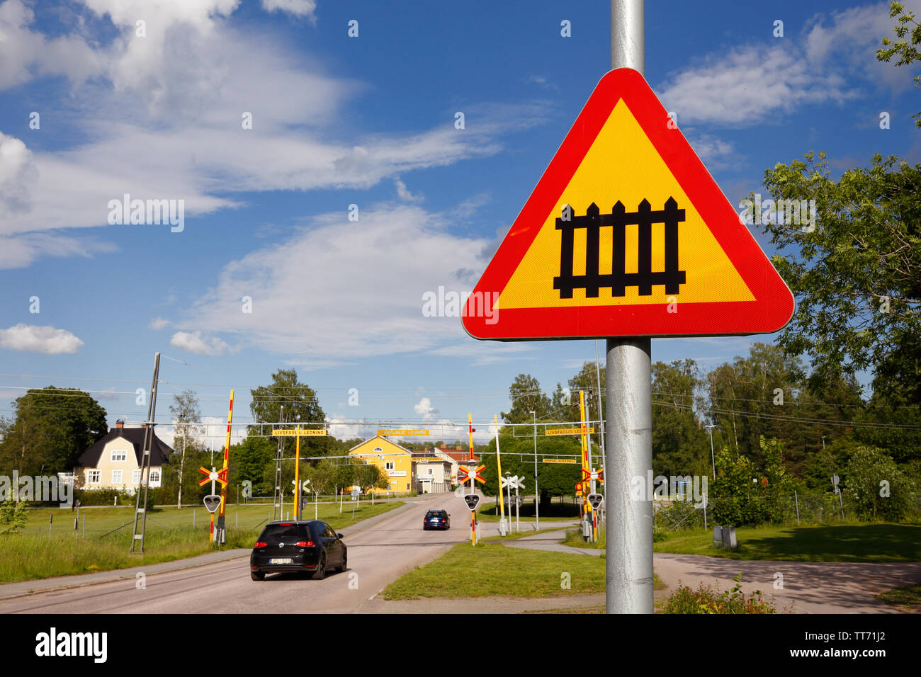 Cross Guard Rail High Resolution Stock Photography And Images Alamy