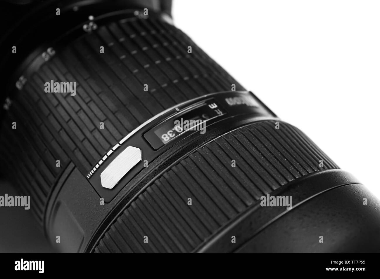 Broadcast zoom lens Black and White Stock Photos & Images - Alamy