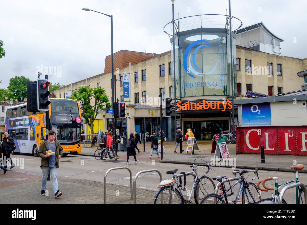 Around the Clifton Downs area of Bristol. Sainsburys and the Clifton