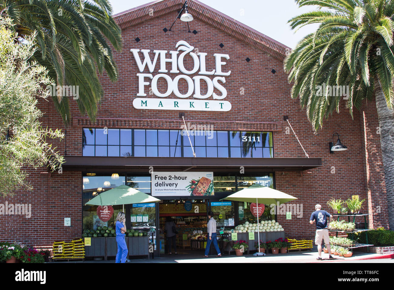 whole food were to shop for your grocery and place to eat Stock Photo
