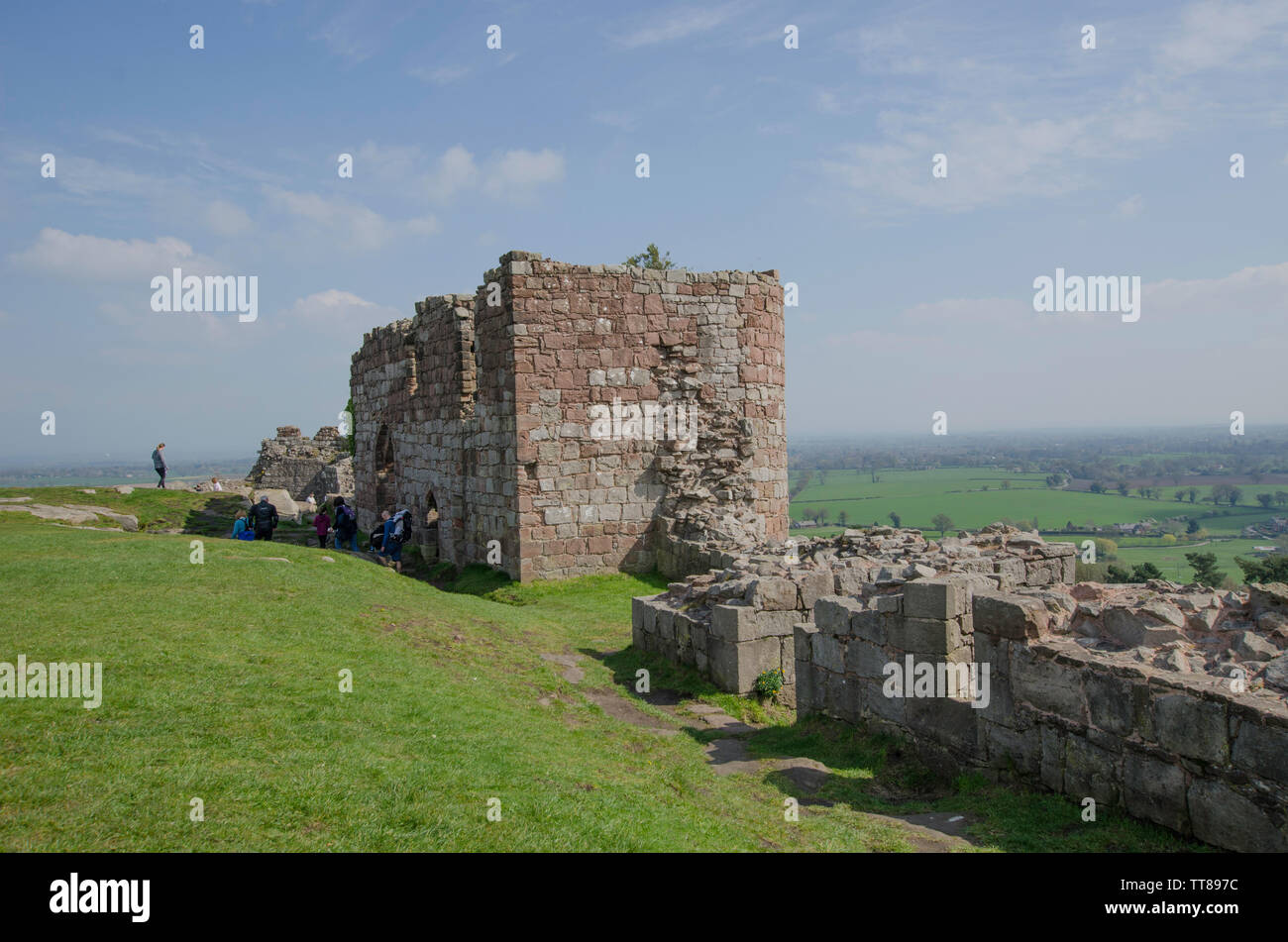 Beeston Castle, Cheshire, England, UK. Stock Photo