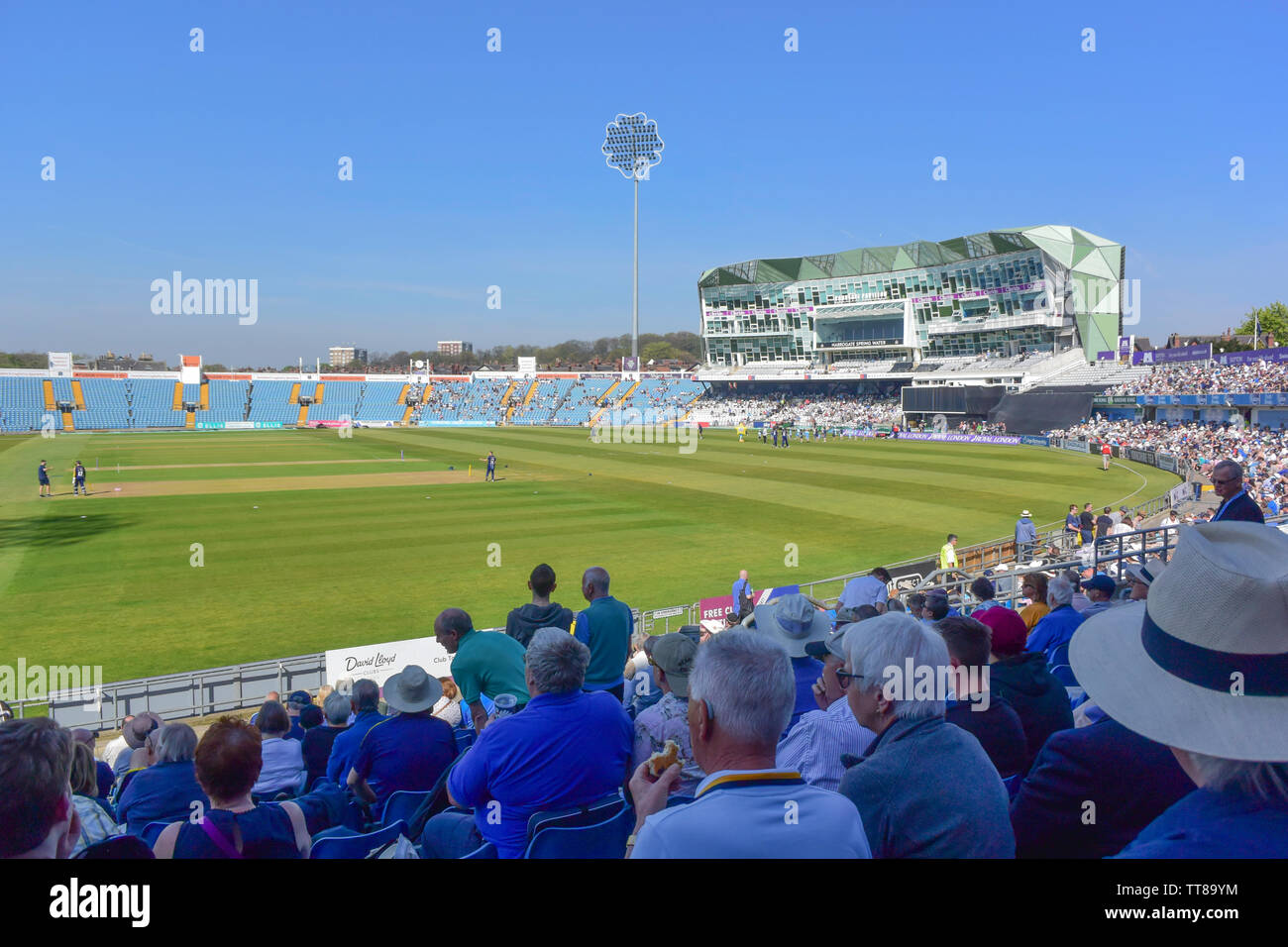 Lancashire One Day Match at Headingly against Yorkshire 2019. Stock Photo