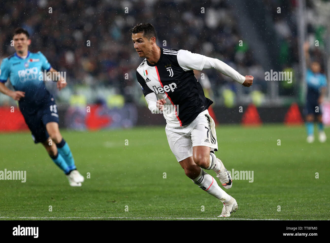 Torino, Italy - May 19, 2019. Italian Serie A. Juventus Fc vs Atalanta Bergamasca Calcio. Cristiano Ronaldo of Juventus FC  . Stock Photo