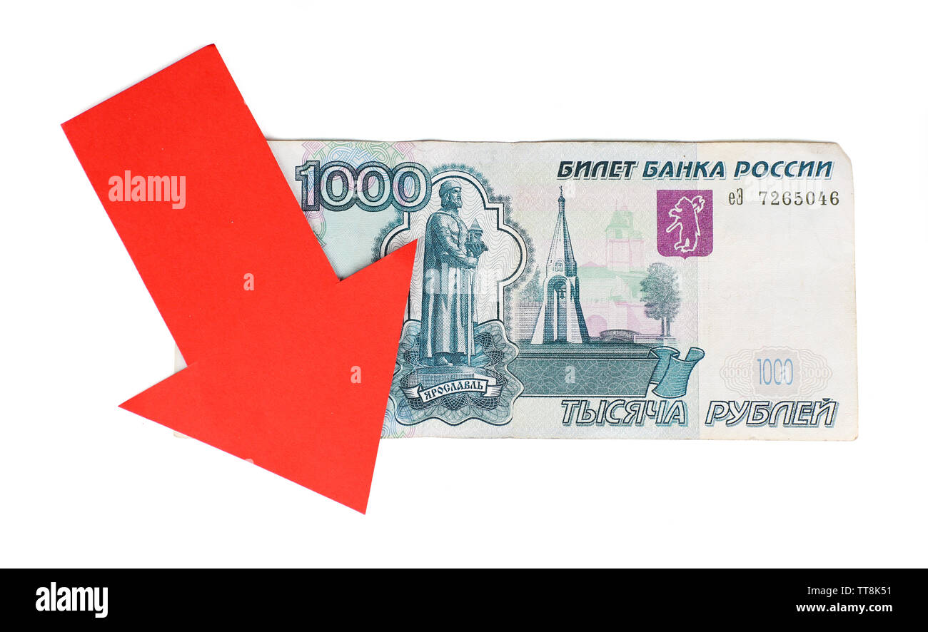 Russian ruble bill Cut Out Stock Images & Pictures - Page 3 - Alamy