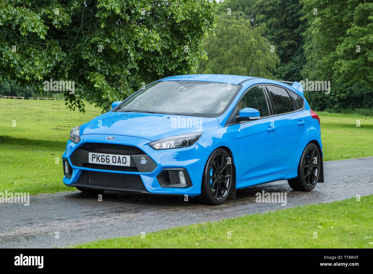 Leyland, Lancashire. UK. Ford Focus RS Popular vintage, American classic collectible veteran super cars, future modern Stock Photo