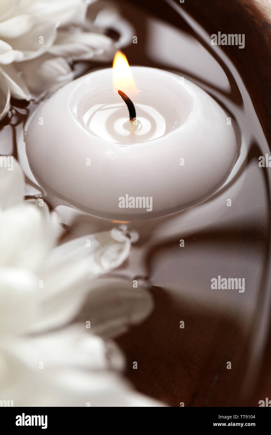 Candle water bowl flowers hires stock photography and images Alamy