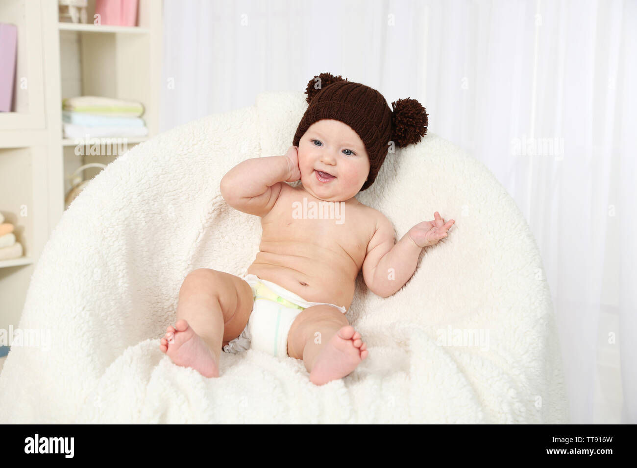 Cute girl clearance in diapers