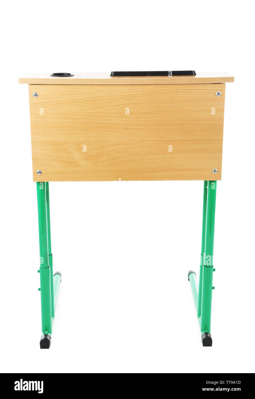 School desk isolated hi-res stock photography and images - Alamy
