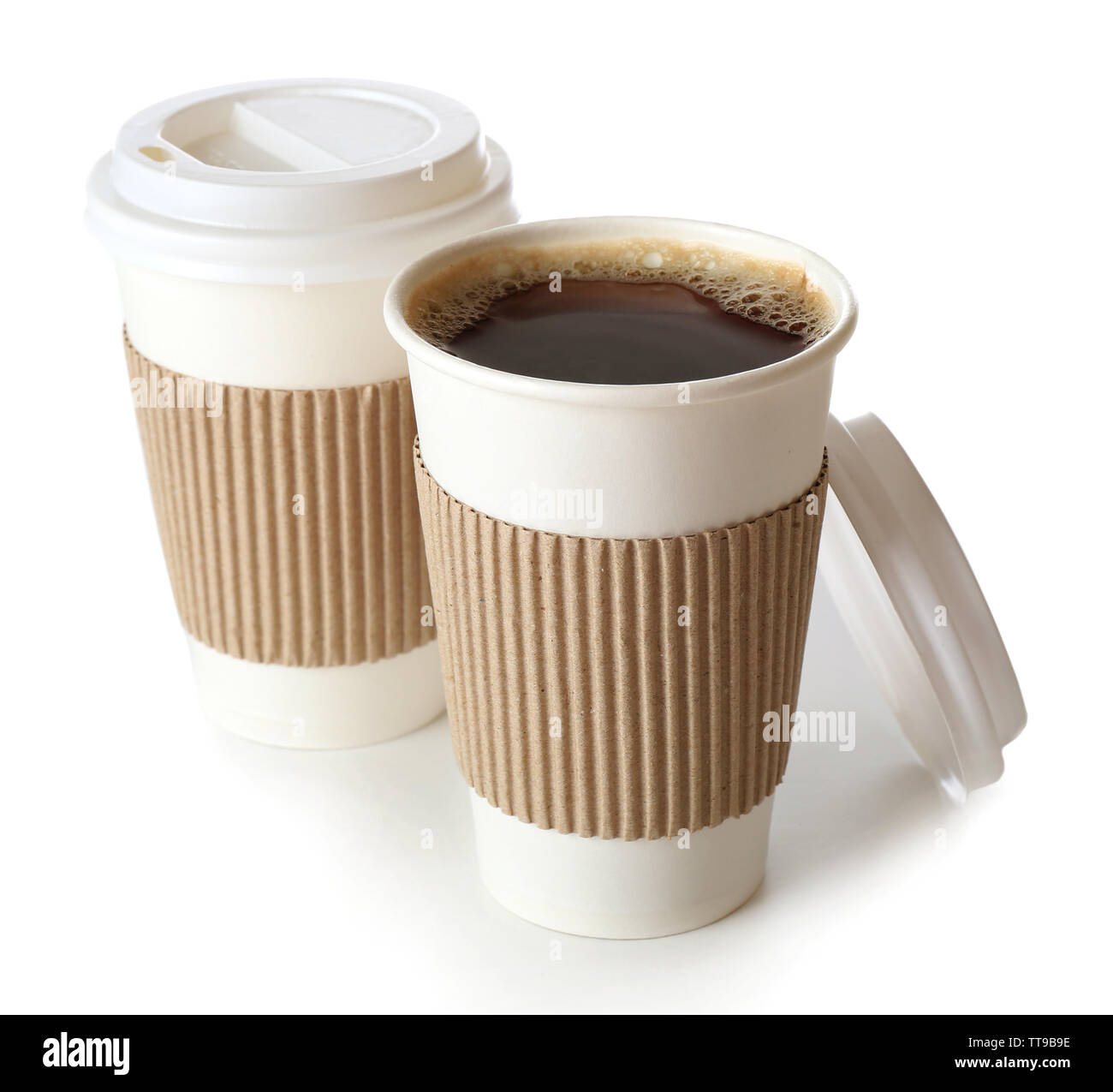 Plastic coffee cups caps hi-res stock photography and images - Alamy