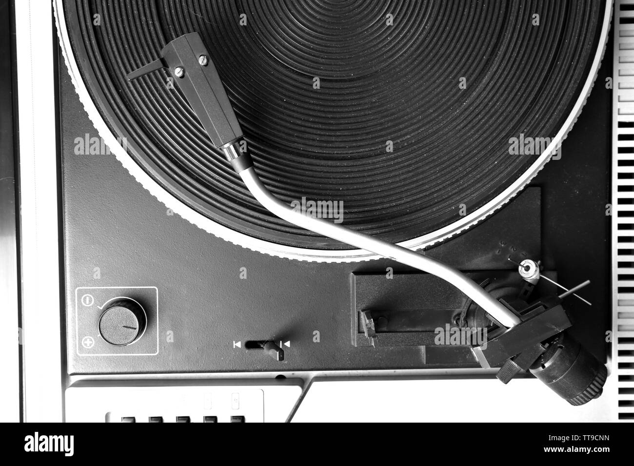 Record Player Black And White Stock Photos Images Alamy
