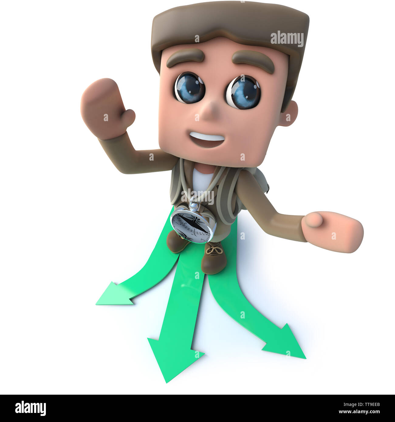 Cartoon scout Cut Out Stock Images & Pictures - Alamy