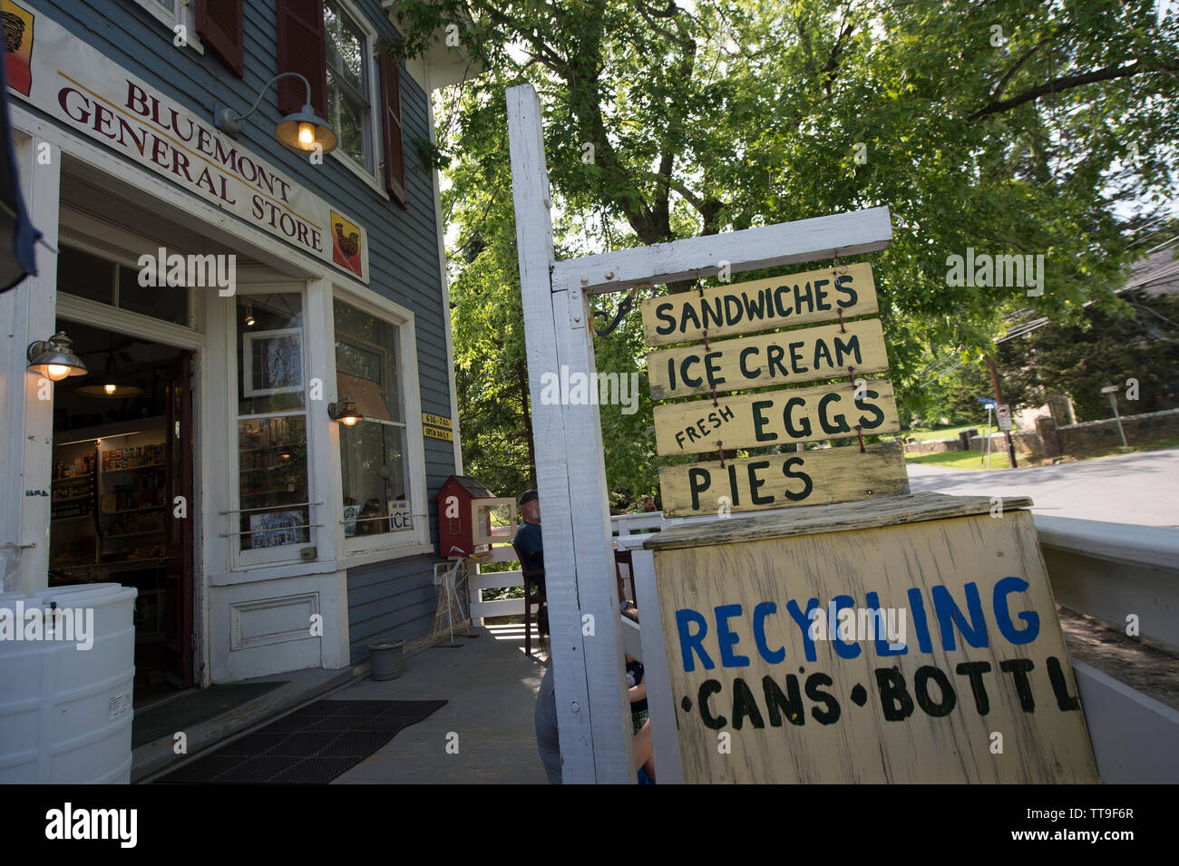 United States 052815 The Bluemont country store nestled in the Blue