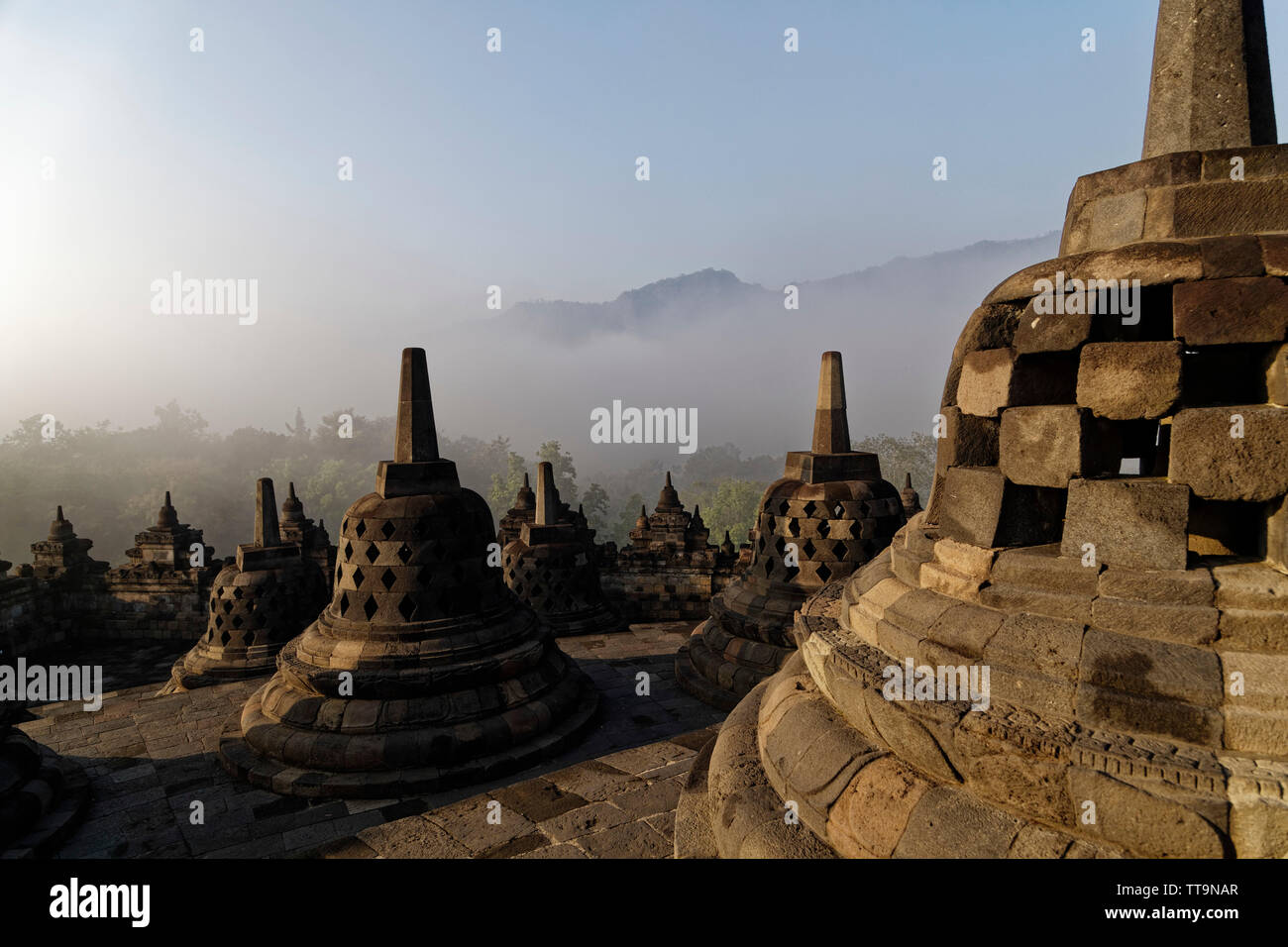 Borobudur, Central Java, Indonesia. 7th May, 2019. The 9th-century ...