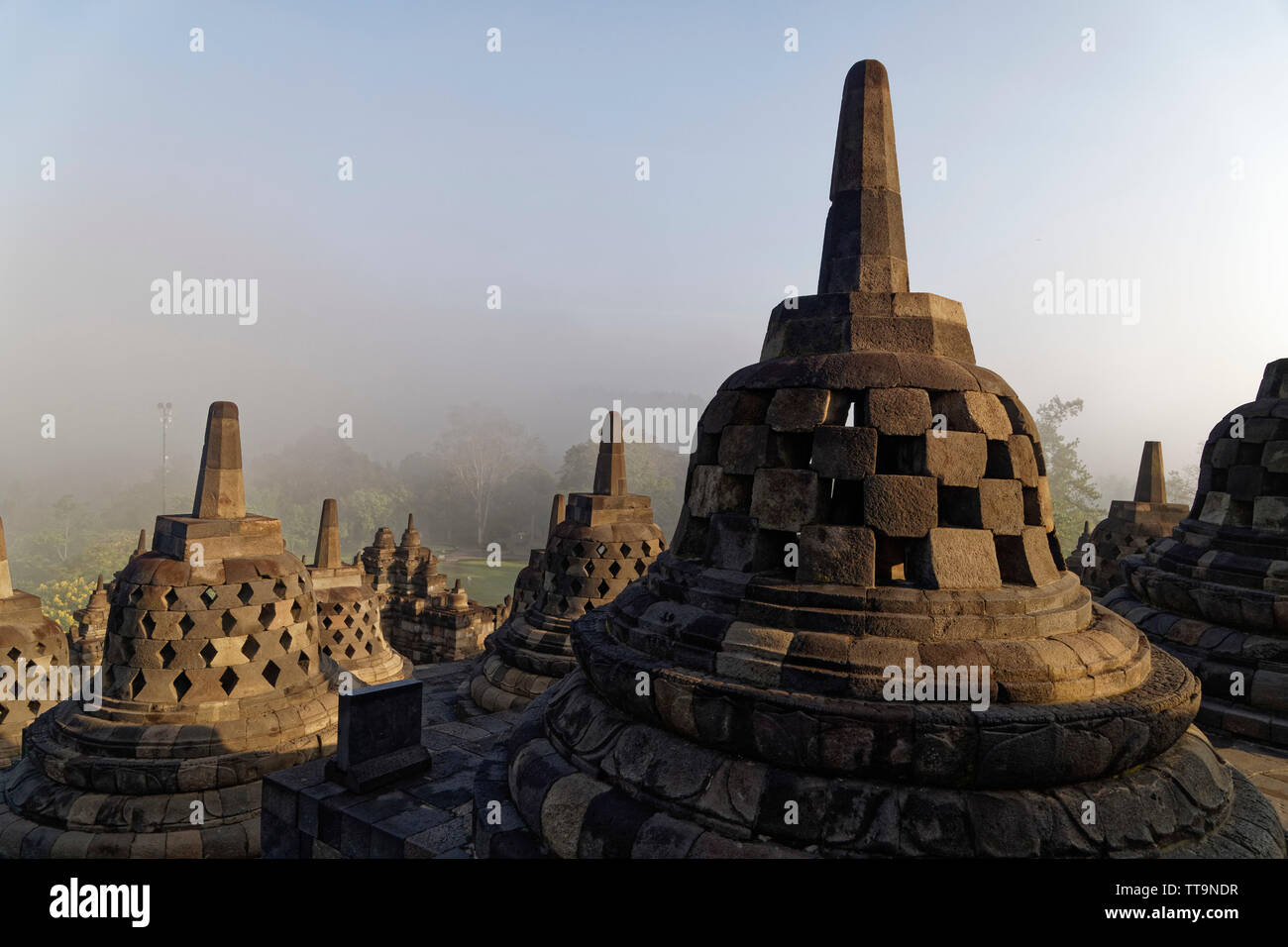 Borobudur, Central Java, Indonesia. 7th May, 2019. The 9th-century ...