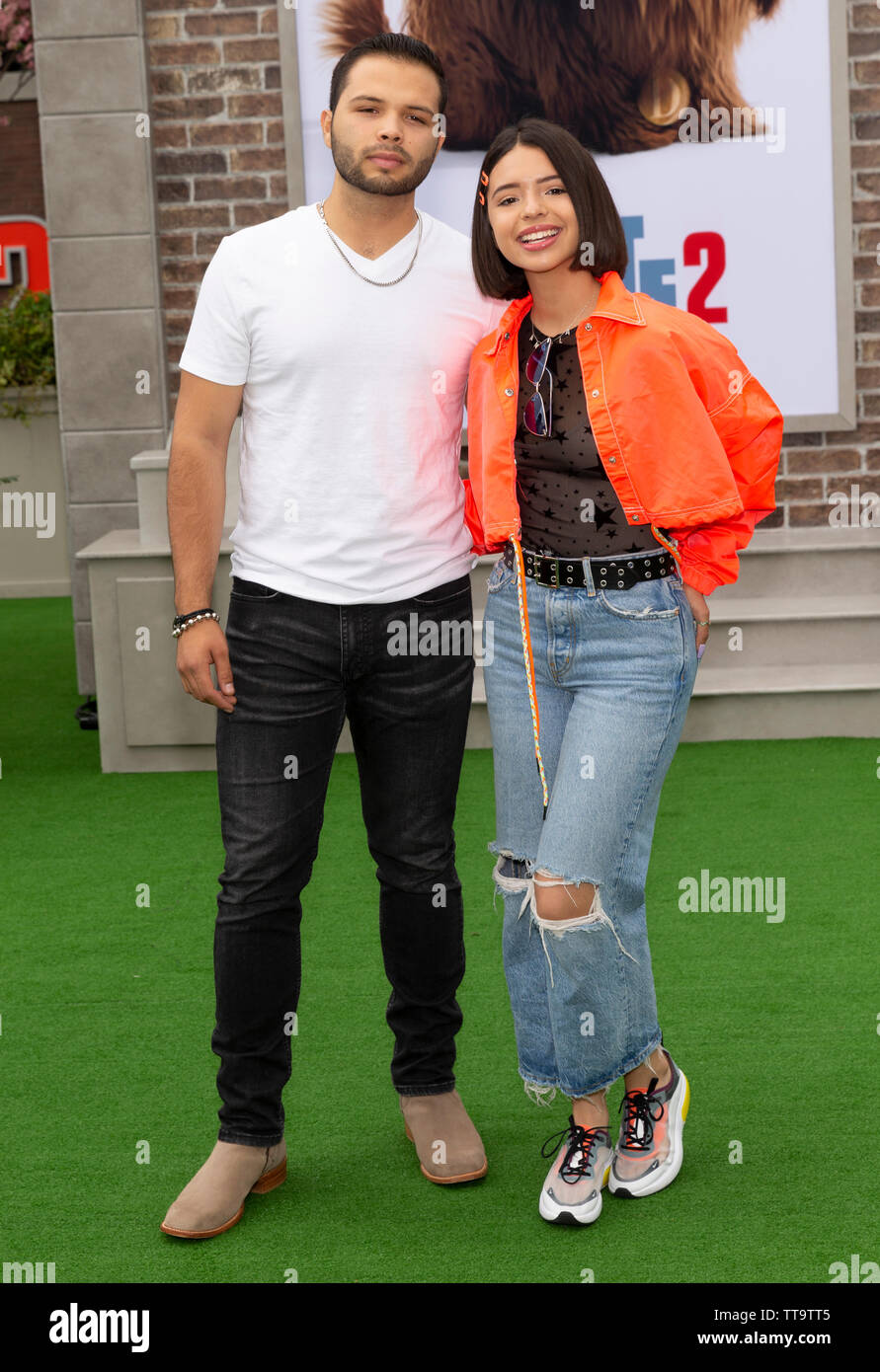 Westwood, CA - JUNE 2, 2019: Leonardo Aguilar and Angela Aguilar attend