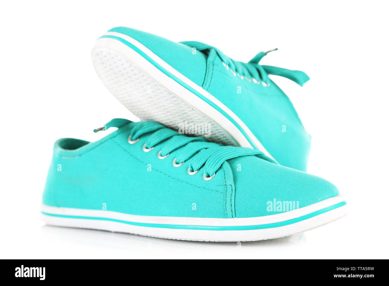 Female gumshoes isolated on white Stock Photo Alamy