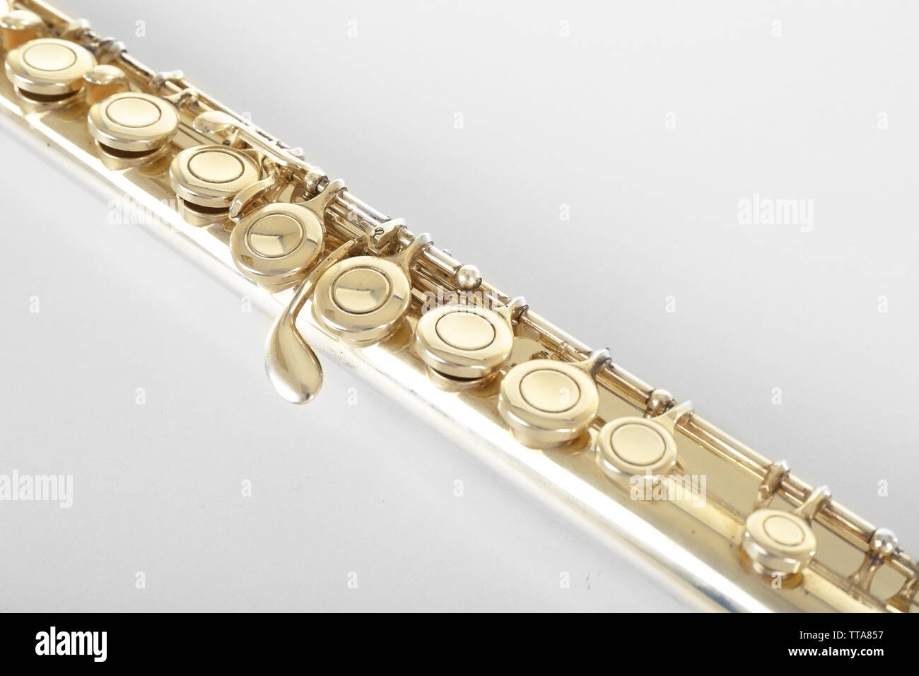 Flute isolated on white Stock Photo - Alamy