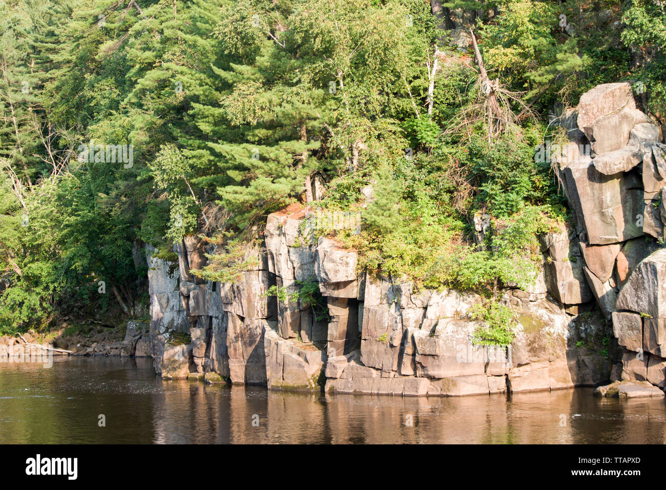 Interstate Park, Minnesota, Taylors Falls Stock Photo Alamy