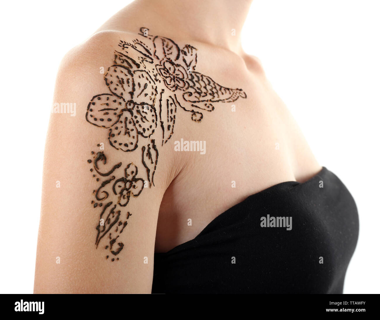 henna tattoos shoulder