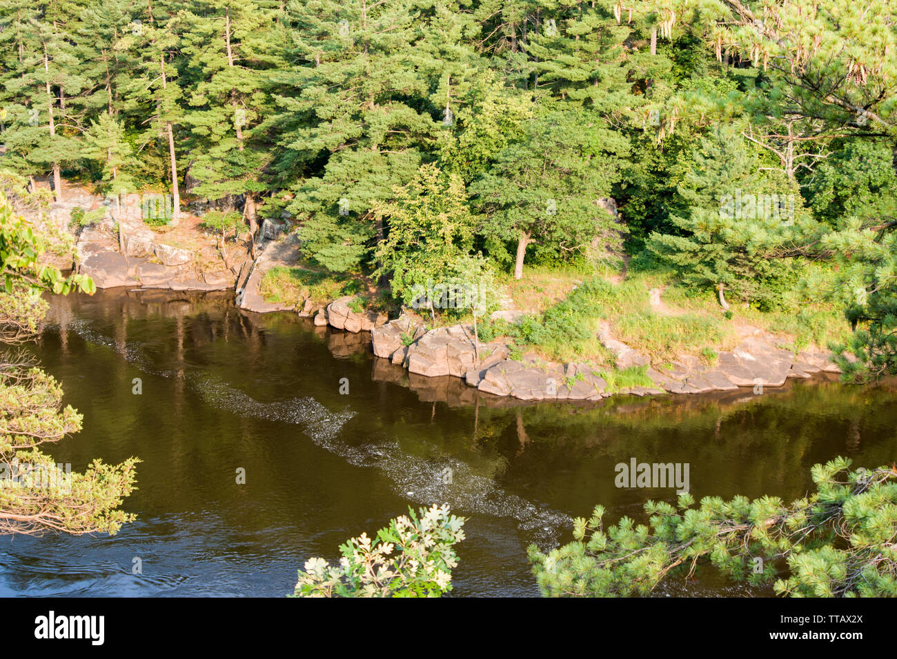 Interstate Park, Minnesota, Taylors Falls Stock Photo Alamy