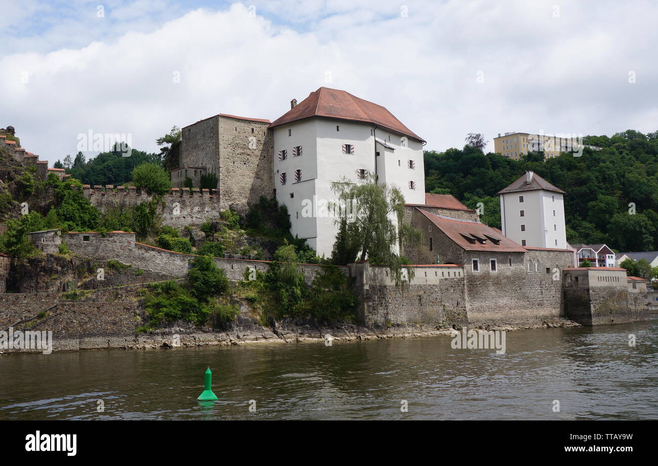 Veste Niederhaus castle in the city of Passau, Bavaria, Germany Stock Photo  - Alamy