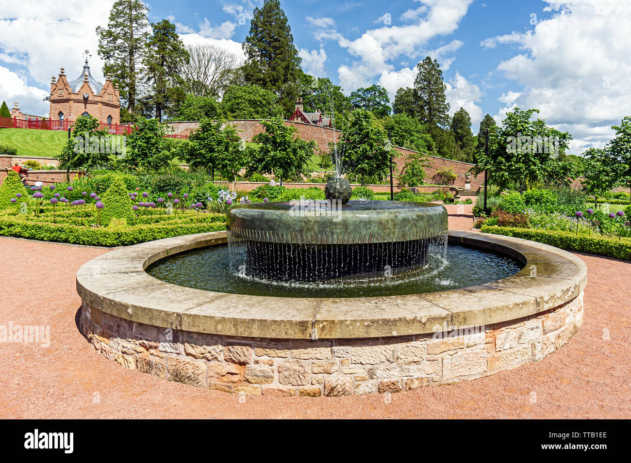 Check spelling or type a new query. Dumfries House Park : Fountain Atthe Queen Elisabeth Walled Gardens At Dumfries House And Garden In Dumfries House Estate Near Cumnock East Ayrshire Scotland Uk Stock Photo Alamy
