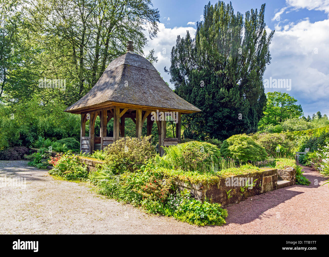 Rothesay Garden Dumfries House and Garden in Dumfries House Estate near Cumnock East Ayrshire Scotland UK Stock Photo