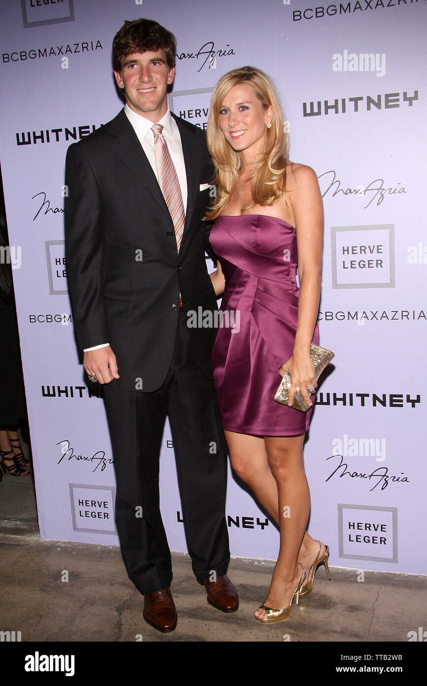 New York, USA. 17 June, 2008. Eli Manning, Abby McGrew at the Whitney Contemporaries' Art Party ...