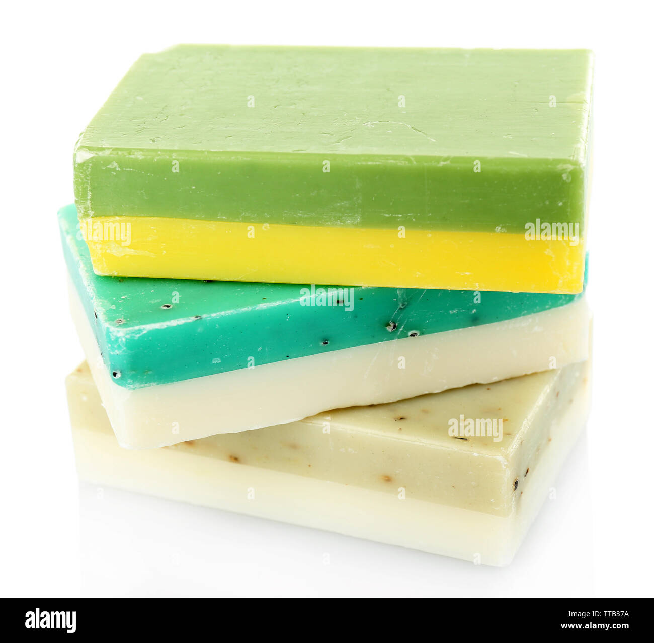 Soap bar blue yellow bars hi-res stock photography and images - Alamy