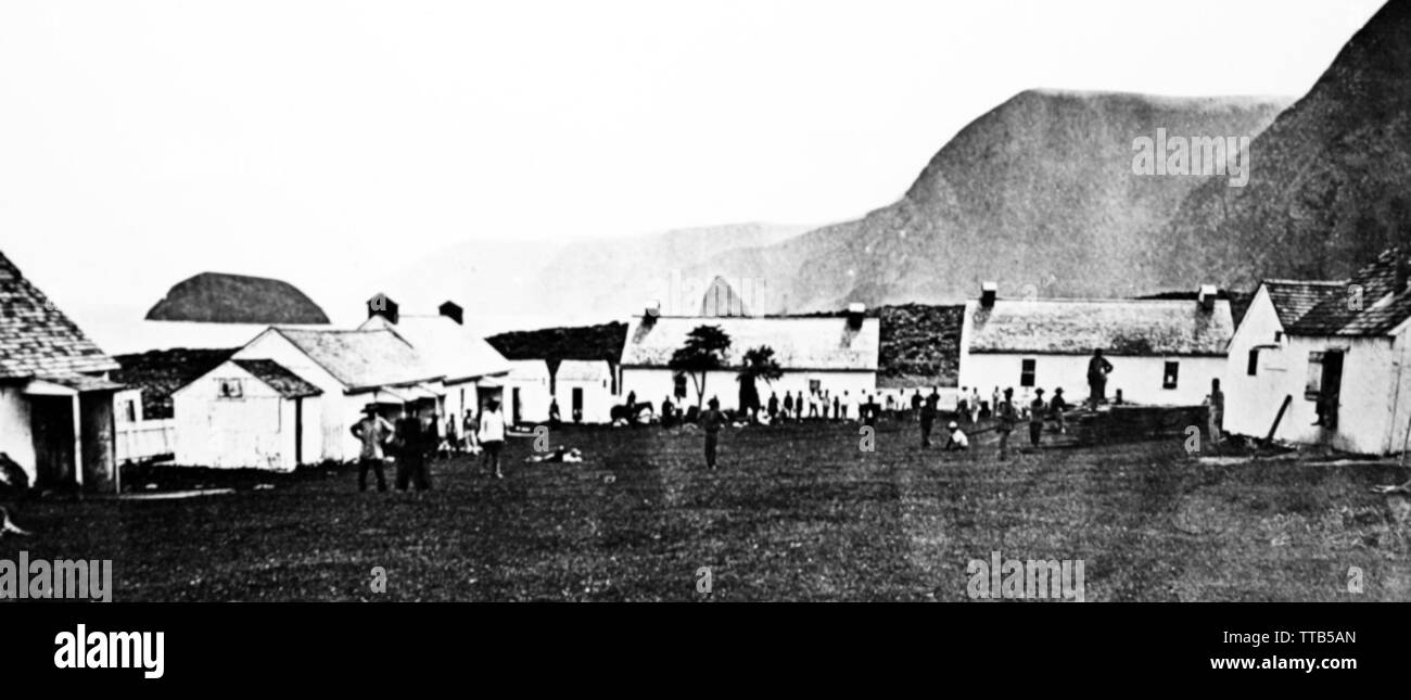 Leper Colony, Kalaupapa, Hawaii, USA Stock Photo