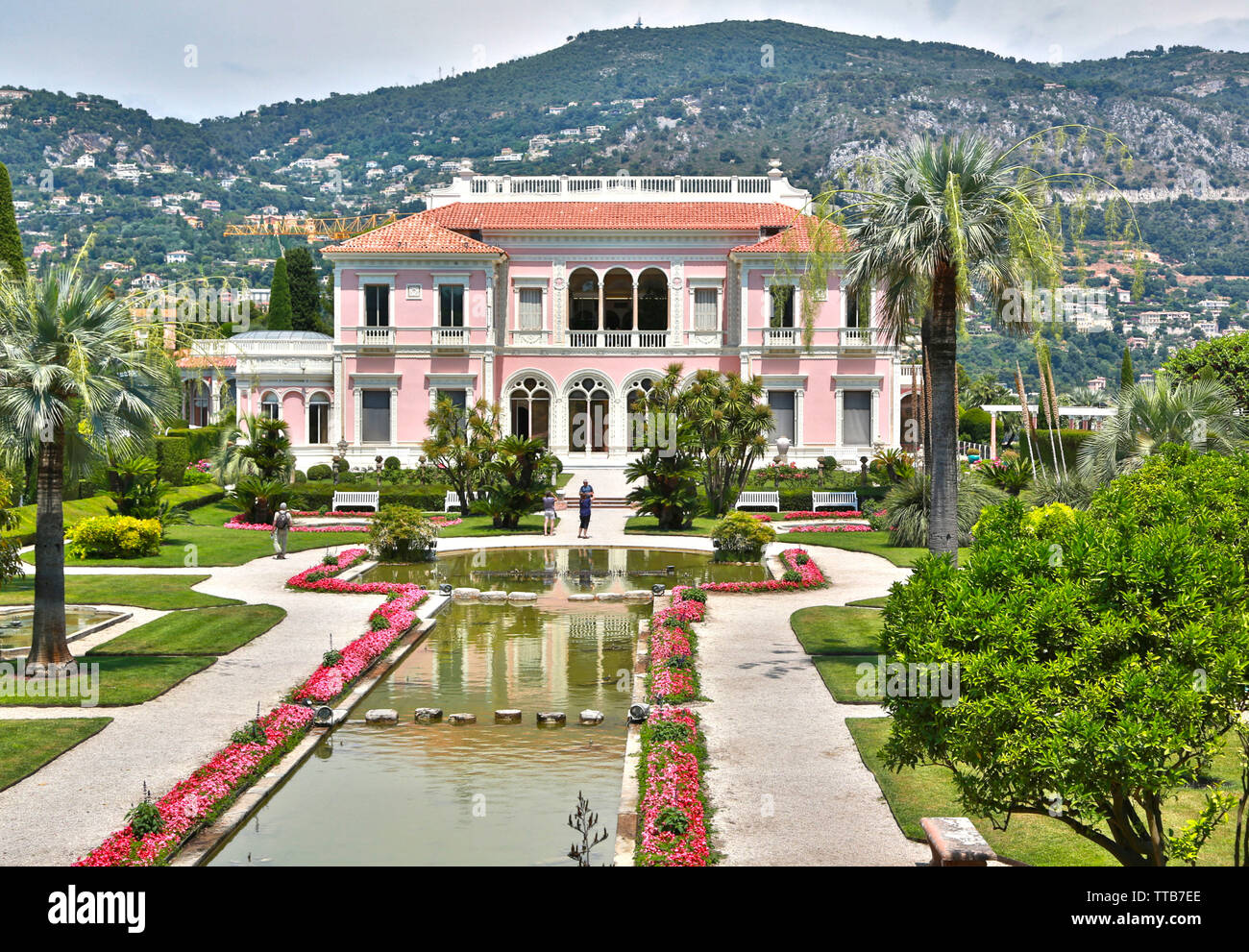 Nice, France June 17, 2014 interior of the Villa Ephrussi de Rothschild in Saint Jean Cap Nice, France June 17, 2014 interior of the Villa Ephrussi de Rothschild in Saint Jean Cap