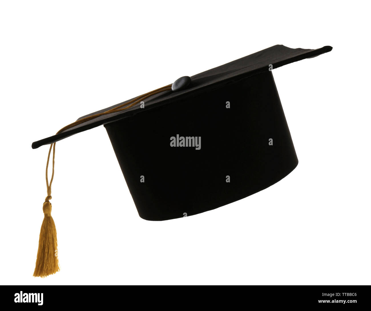 Grad hat isolated on white Stock Photo Alamy