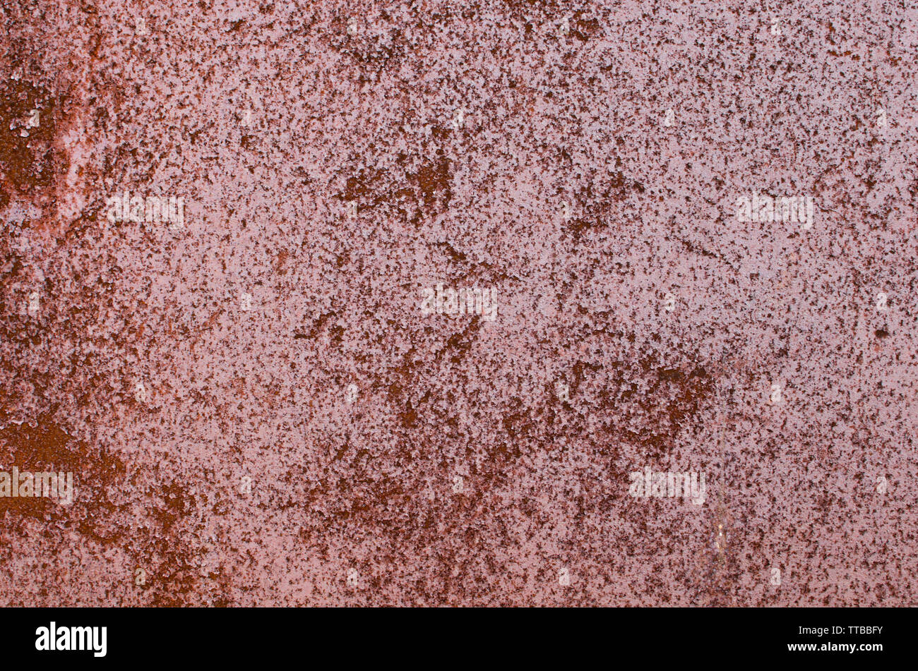 Old rusty metal surface is covered with rust Stock Photo