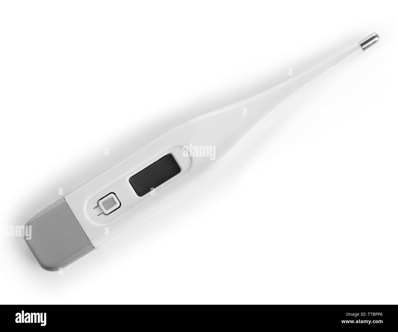 Medical digital thermometer isolated on white Stock Photo Alamy
