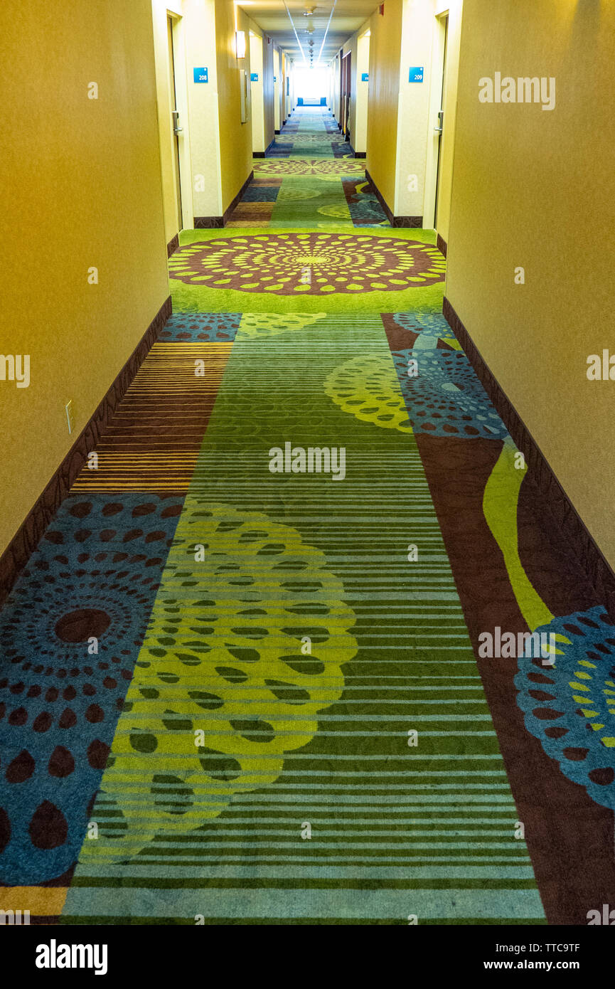 Hotel hallway corridor carpet hires stock photography and images Alamy