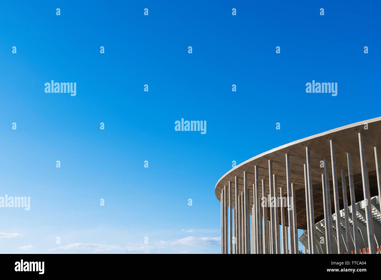 The National Stadium in Brasilia, Brazil. Stock Photo