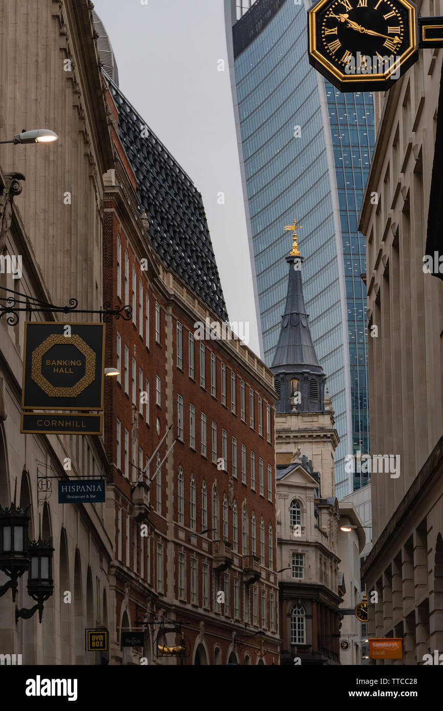 London - The City - March 20, 2019 Stock Photo