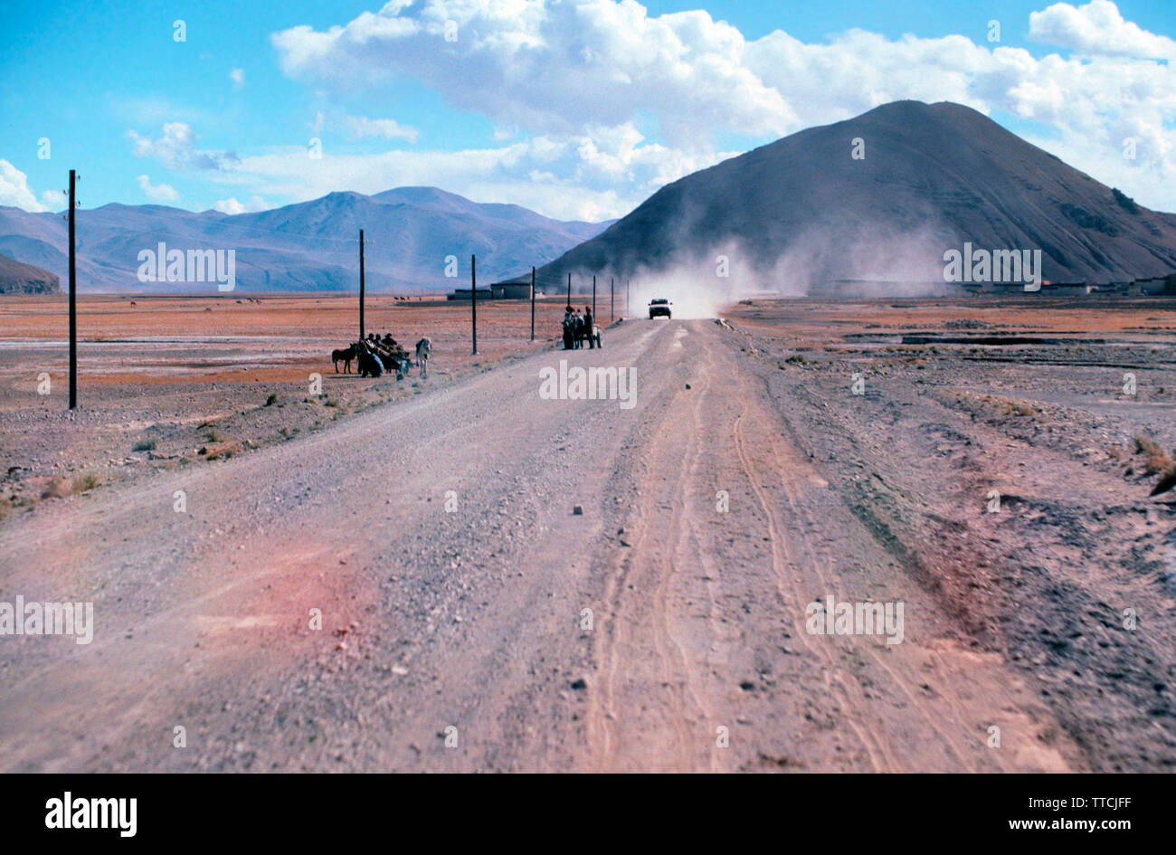 Friendship Highway,Tibet Stock Photo